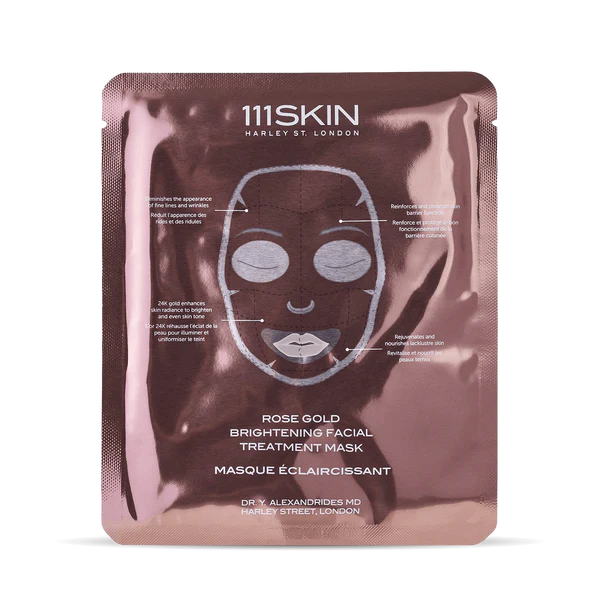 Rose Gold Brightening Facial Treatment Mask Single