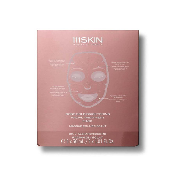 Rose Gold Brightening Facial Treatment Mask Box 5x30ml